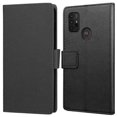Afbeelding van Just in Case PU leer Book Zwart Motorola Moto G30