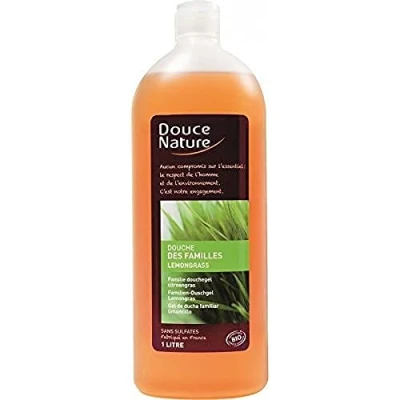 Afbeelding van Douce Nature Douchegel &amp; Shampoo Familie Lemongrass Bio, 1000 ml