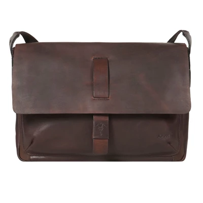 Afbeelding van JOOP! Loreto Janis Messenger Unisex Schoudertas, Maat: One Size, Seal brown