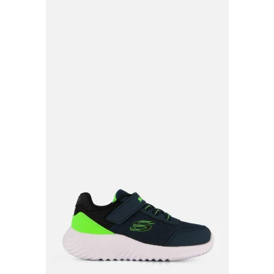 Afbeelding van Skechers Bounder, gymschoenen, navy/lime, 23 EU, Marine groen (lime), EU