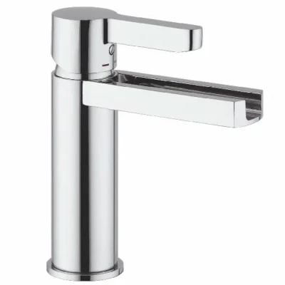 Afbeelding van Rubio Veneto Fall wastafelkraan met waste chroom R20650421