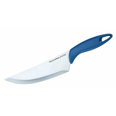 Afbeelding van Tescoma mes, staal, zilver/blauw, 28,7 x 1,5 7,5 cm