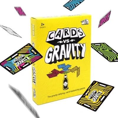 Afbeelding van Big Potato Cards vs Gravity: The Gravity Defying Card Game Hilarische evenwichtsuitdaging voor 2 4 spelers. Perfect bars, feesten en familiebijeenkomsten