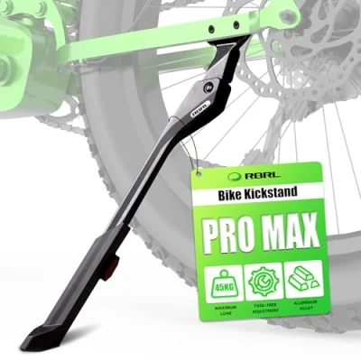 Afbeelding van RBRL Fietsstandaard met 40mm Gat Afstand, Verstelbare Aluminiumlegering Fietsstandaard, Geschikt voor 24 29 Inch Mountainbikes, Rennfietsen, MTB, Ebike