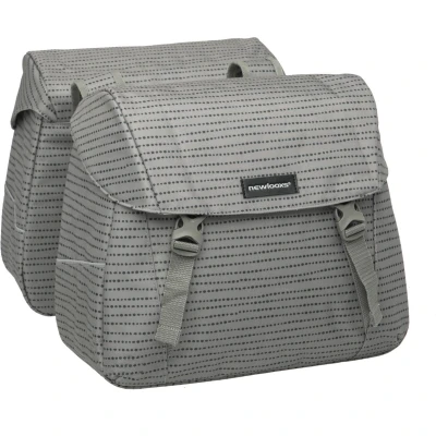 Afbeelding van Newlooxs Joli Double Fietstas Waterafstotend polyester Zwart/Blauw/Groen 37L