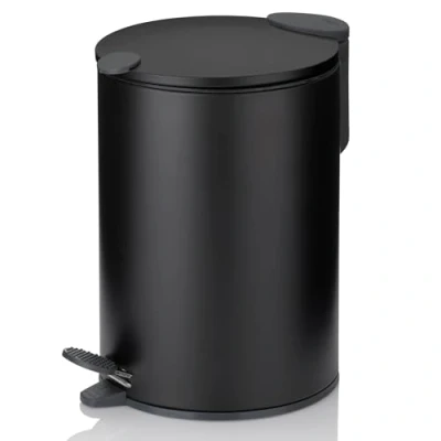 Afbeelding van Prullenbak Kela Mats 3L Black