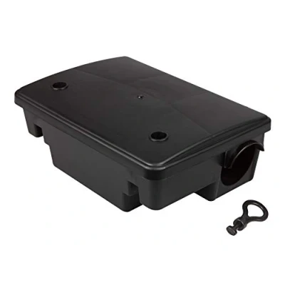 Afbeelding van Windhager muis en rattenbox 2 in 1, rattenval, muizen lokdoos, eenvoudig vangen, rattenlokstation, rattenlokdoos, 19 x 25,5 10 cm, 05056