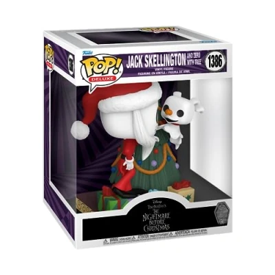 Afbeelding van The Nightmare Before Christmas 30th Anniversary Funko Pop Deluxe Vinyl: Jack and Zero With Tree