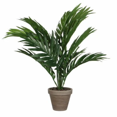Afbeelding van Areca Palm Kunstplant in Bloempot Stan H45 x Ø60 cm Groen
