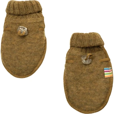 Afbeelding van JoHa Kinder Baby Handschuhe aus 100% Wolle Safran Melang 70