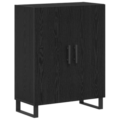 Afbeelding van vidaXL Sideboard Zwart eiken Bewerkt hout Middelgroot