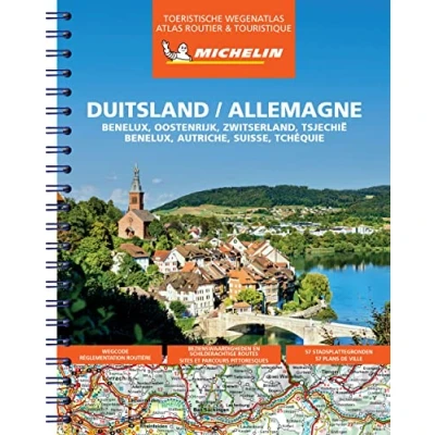 Afbeelding van Michelin Duitsland Benelux Oostenrijk Zwitserland Tsjechië Wegenkaart Kleurloos Reisboeken &amp; Kaarten