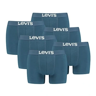 Afbeelding van Levi&#039;s Heren Onderbroeken 2 Pack Basic Boxers Blauw Maat M