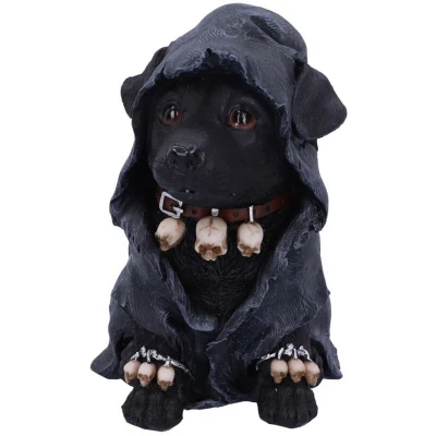 Afbeelding van Nemesis Now Canine Cloaked Magere Hein Hond Beeldje, Polyresin, Zwart, 17cm