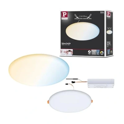 Afbeelding van Paulmann 95387 Veluna VariFit LED inbouwpaneel 17 W Satijn