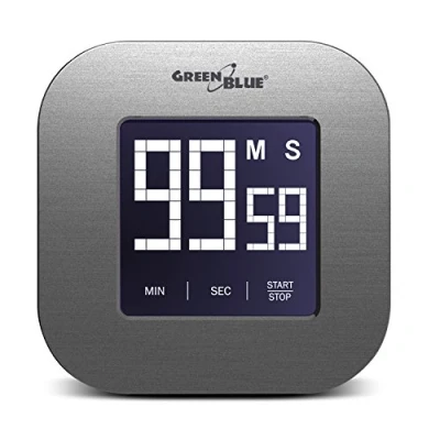 Afbeelding van GreenBlue Kookwekker / Digitale magnetische timer keuken Zilver