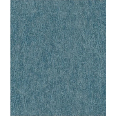 Afbeelding van Leen Bakker Dutch Wallcoverings Galactik Uni Middenblauw 0,53x10,05m Behang Groen Vlies