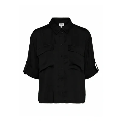 Afbeelding van Aware Vmfabiana 3/4 Overhemdblouse, Dames, Maat: XS, Black