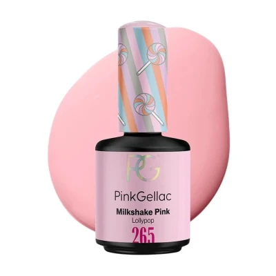 Afbeelding van Pink Gellac 265 Milkshake gel nagellak 15 ml make up
