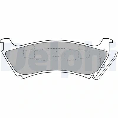Afbeelding van Delphi Diesel Remblokset LP1501