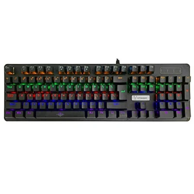 Afbeelding van Woxter Stinger RX 900 K Mechanisch toetsenbord met LED verlichting, lichte behuizing van ABS, microschakelaar hoge gevoeligheid, levensduur meer dan 5000 miljoen aanslagen, zwart