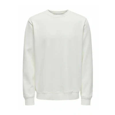 Afbeelding van Only &amp; Sons Connor REG NOOS Sweater, Heren, Maat: XS, Cloud dancer