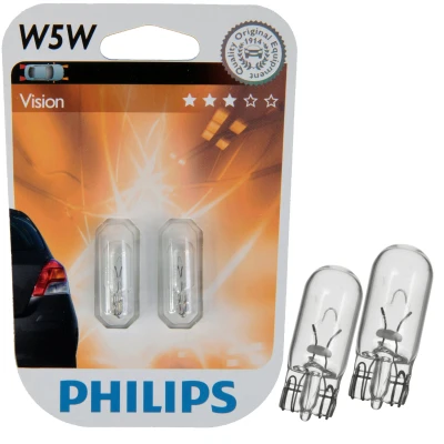 Afbeelding van Philips Halogeen lamp 12V W5W W2.1x9.5d Standard