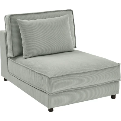 Afbeelding van ATLANTIC home collection XXL fauteuil Valan zitoppervlak, met cordbekleding, vrij plaatsbaar, golfvering