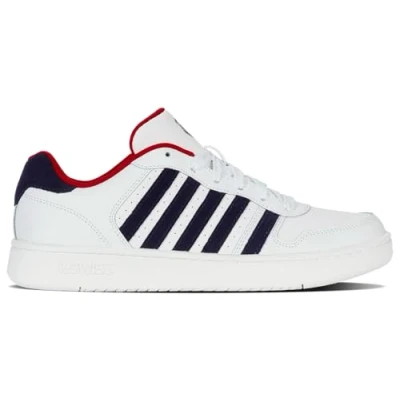 Afbeelding van K Swiss Court Palisades sneakers voor heren, peacoat/wit/wit, 44 EU, Peacoat White White, EU