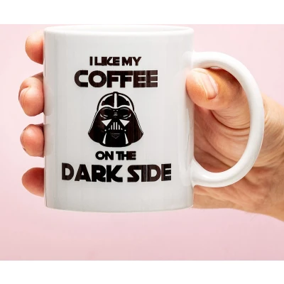 Afbeelding van Mok I Like My Coffee On The Dark Side