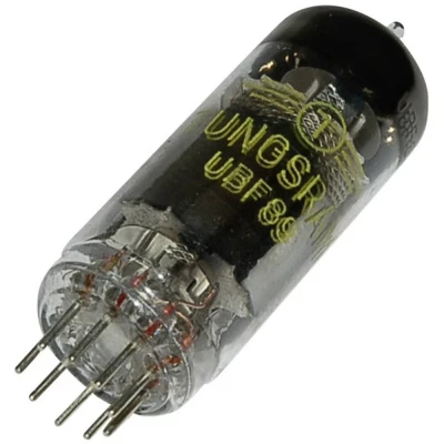 Afbeelding van UBF 89 Elektronenbuis Dubbeldiode pentode 200 V 11 mA Aantal polen: 9 Fitting: Noval 1 stuk(s)