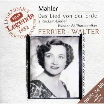 Afbeelding van Kathleen Ferrier Mahler: Das Lied von der Erde 3 Rückert Lieder (CD)