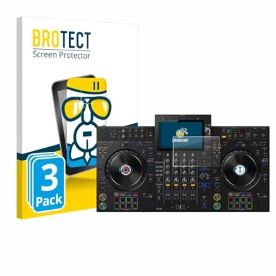 Afbeelding van BROTECT Screenprotector voor AlphaTheta XDJ AZ Folie Beschermfolie Beschermglas transparant (3 Stuks)