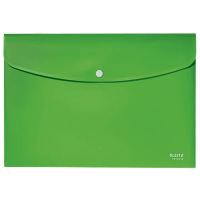 Afbeelding van Leitz 4678 Recycle documentenenvelop met drukknop PP A4 Groen