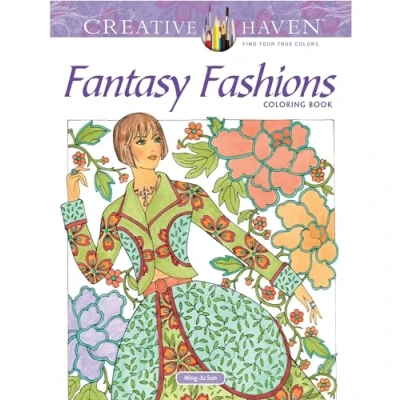 Afbeelding van Creative Haven Fantasy Fashions Coloring Book