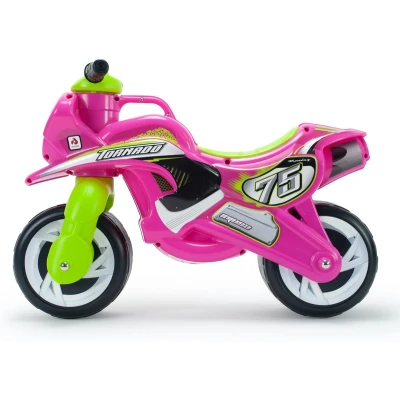 Afbeelding van Injusa Tundra Tornado loopmotor meisjes 69 cm roze/groen