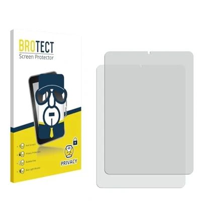 Afbeelding van BROTECT privacy screenprotector voor Apple iPad Air 5 WiFi Cellular 2022 (Portret Modus, 5. Gen.) Folie Beschermfolie Blauwlichtfilter (2 Stuks)