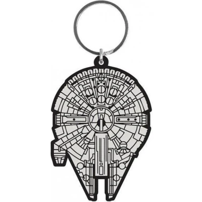 Afbeelding van STAR WARS Rubber Keyring Millenium Falcon 6 Cm