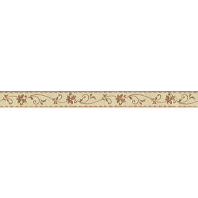 Afbeelding van BLOEMETJES BEHANGRAND Zelfklevend terracotta bruin A.S. Création Only Borders 11
