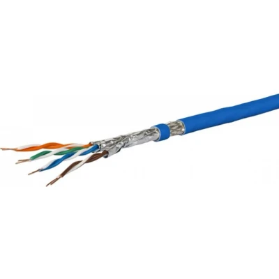 Afbeelding van METZ CONNECT 1308427B34145, 100 m, Cat7a, S/FTP (S STP), Bleu