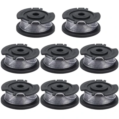 Afbeelding van Yweller 8 stuks reservespoel F016800569/F016800385 lengte 4,9 m dikte 1,6 mm geschikt voor Bosch accu grastrimmer EasyGrassCut 23/26, 18/18 230/18 260/18 26, ART 23 SL, 26 SL