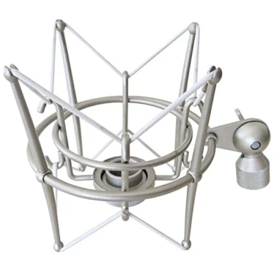 Afbeelding van Keepdrum MS089SV zilveren microfoon shock mount, elastische mount voor G Track AT2020 USB +