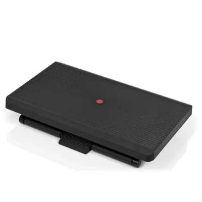 Afbeelding van HJH Office Piedino Stripe Pro, 721040, voetensteun, kantelbaar, in hoogte verstelbaar, zwart