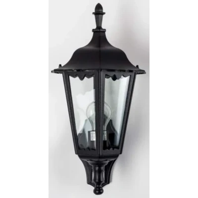 Afbeelding van Buitenlamp met sensor Zwart Ancona