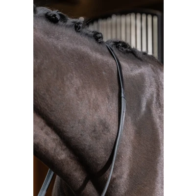 Afbeelding van LeMieux Kudos Teugels Rubber Zwart Pony
