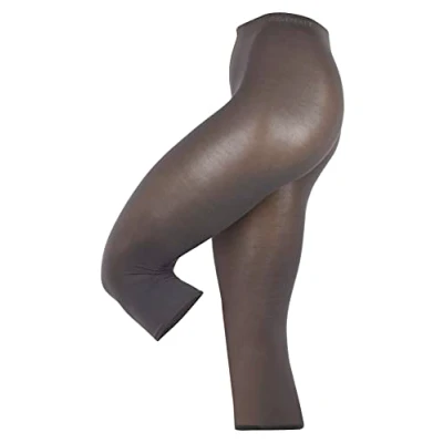 Afbeelding van ESPRIT Dames Legging Cotton Capri W LE Katoen eenkleurig 1 Paar, Grijs (Stone Grey 3988), 42 44