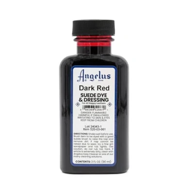 Afbeelding van Angelus Suède Verf Donkerrood 88 ml