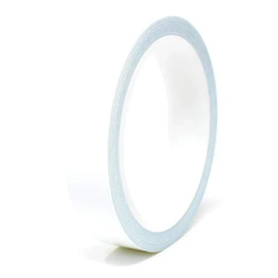 Afbeelding van Finest Folia Matte sierstrip voor auto&#039;s, motorfietsen, boten, modelbouw, knutselwerken en doe het zelfdecoratie, zelfklevend, 10 meter (mat wit, 9 mm breed)