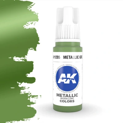 Afbeelding van Metallic Green Modelling Colors 17ml AK11205