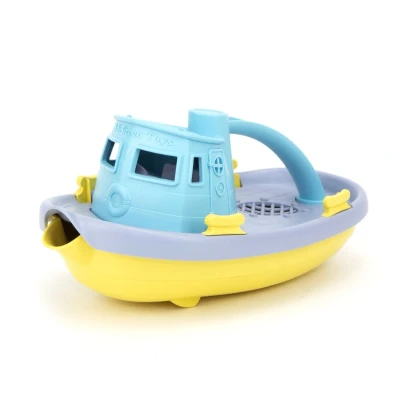 Afbeelding van Green Toys Sleepboot met blauw handvat